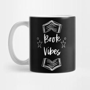 Book Vibes - White Graphic - Bookish Bookclub Mug